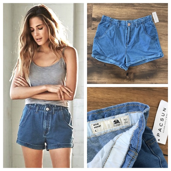 pacsun paperbag shorts